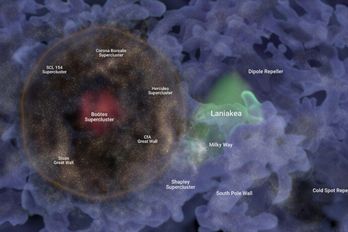 Galaksije tvorijo ogromno lupino v vesolju
