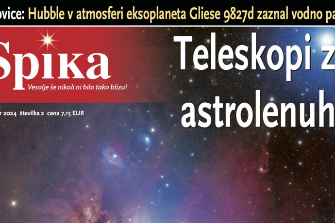 Izšla je februarska številka astronomske revije Spika