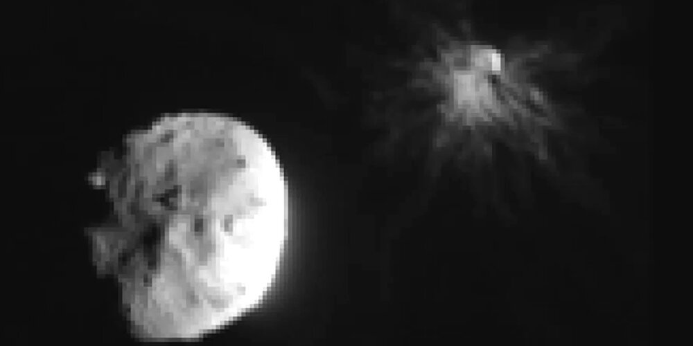 Asteroidnemu dvojcu smo spremenili tirnico okoli Sonca