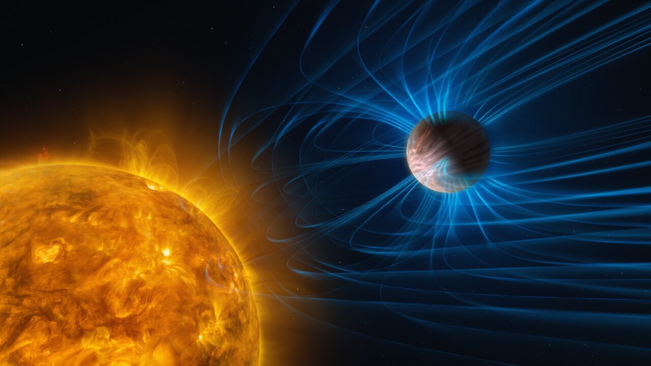 Magnetna polja na vročih Jupitrih