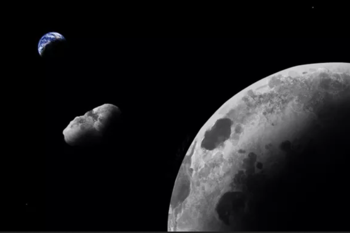 Asteroid, ki je bil nekoč del Lune?