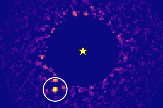 Kolebanje zvezde razkrilo orjaški eksoplanet