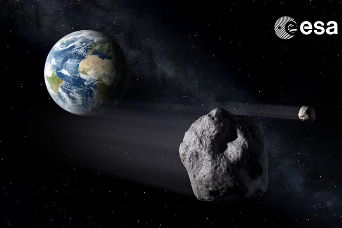 Mimo Zemlje bo potoval manjši asteroid